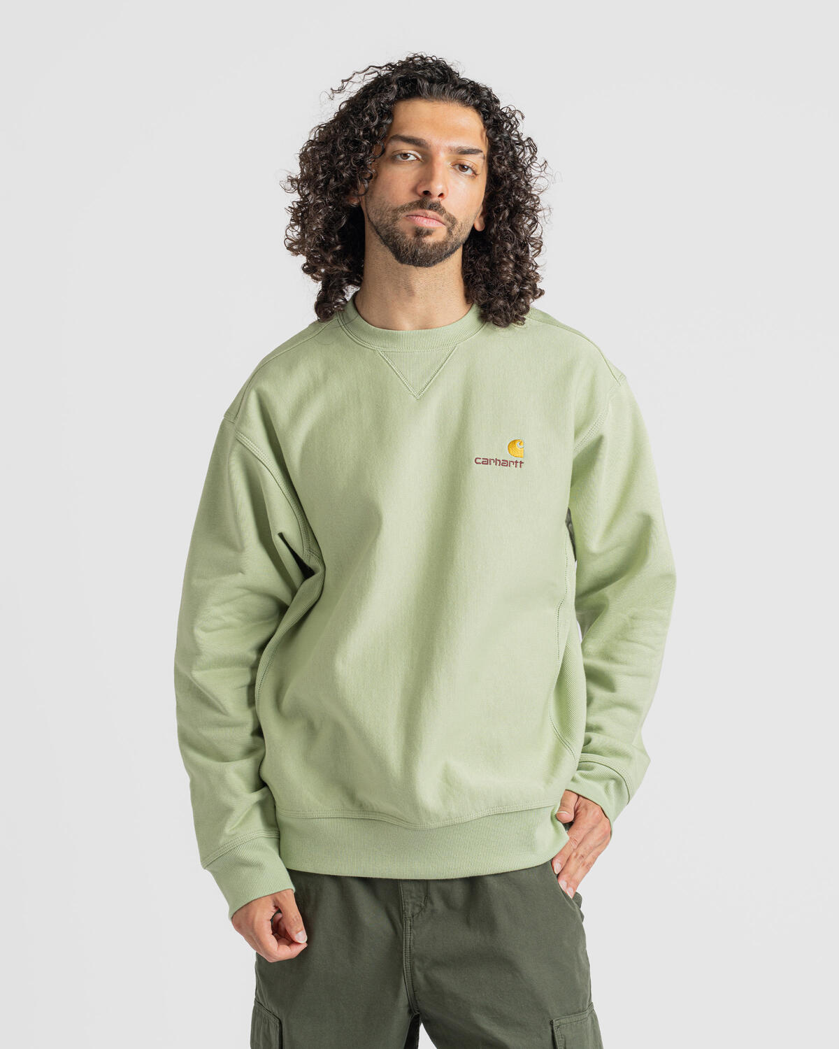 Carhartt WIP American Script Sweat | I025475.UVXX | AFEW STORE